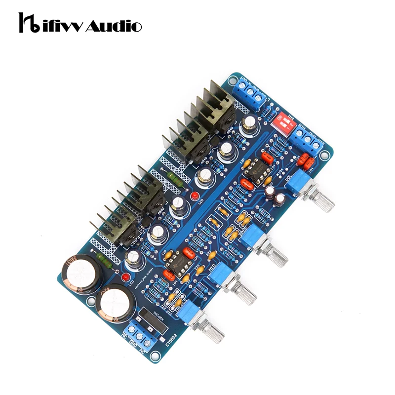 

ET5532 Stereo Tone Preamplifier Board For Home Audio Amp DIY TL431 Class A Power Parallel Ne5532 OPAMP Preamp Amplifier Board