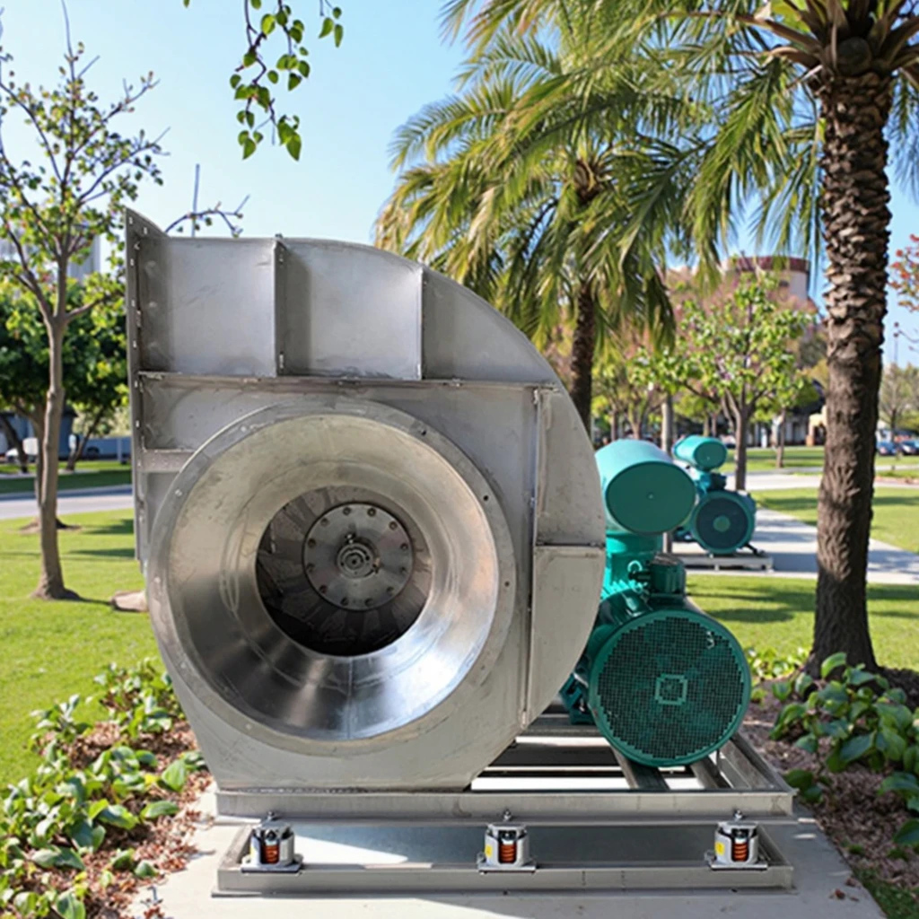 

Industrial Large Airflow Energy-Efficient LowNoise Cast Iron Blade Stainless Steel Centrifugal Fan ODM OEM AC Motor XINFENG CE