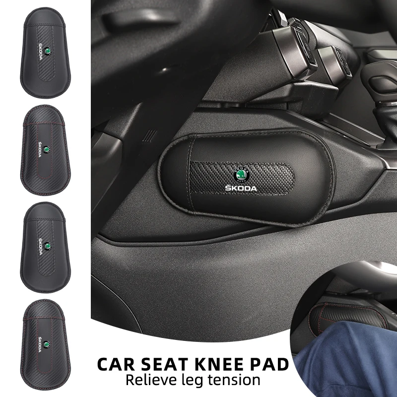 Car Knee Pad Armrest Mat Elbow Pillow Leg Cushion Hand Support Mat For Skoda Octavia Superb Rapid Kodiaq Karoq Fabia Kamiq view 4