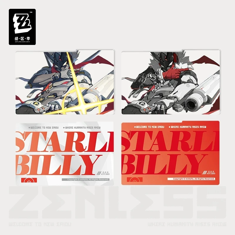 Official ZenlessZoneZero Genuine “Shadow and Painting” Series Game Merchandise: Fixed-Frame Acrylic Insert Set and Display Piece 3