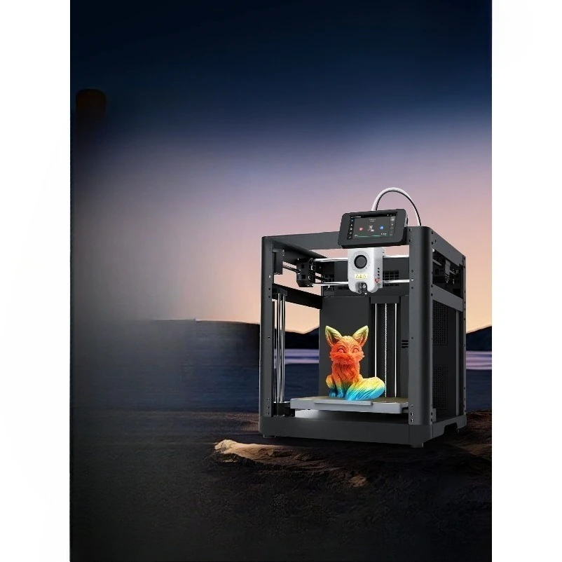 AD5M Desktop High Speed FDM 3D Printer, 3s Quick Detachable Nozzle for Home Education and Kids 3D Modeling Gift