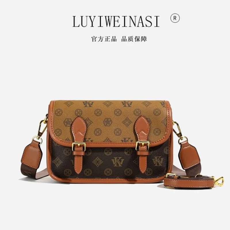 

Stylish Ladies Messenger Bag High-Quality Leather Crossbody Shoulder Handbag Women's Work Office Bag