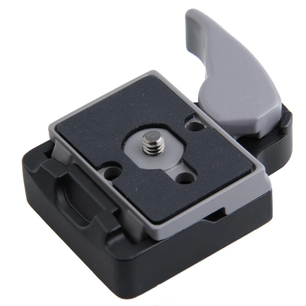 Black Camera 323 Quick Release Adapter With Manfrotto 200PL-14 Compat Plate