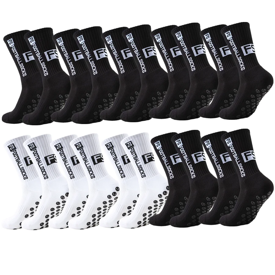 10 Paar Unisex-Anti-Rutsch-Socken für Rugby und Baseball, professionelle, atmungsaktive, stoßfeste Sportsocken mit Handtuchboden