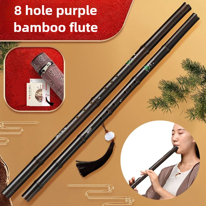 

Традиционная флейта с 8 отверстиями, китайская вертикальная бамбуковая флейта, профессиональное шоу, музыкальные инструменты, этнические игры в Сяо для начинающих