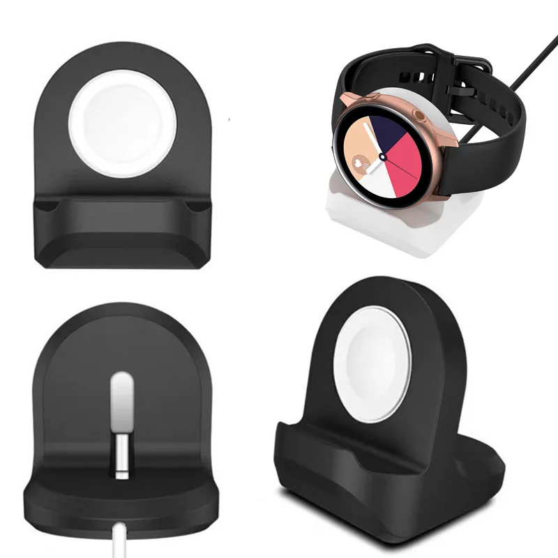 สาย USB Charger อะแดปเตอร์ฐานสำหรับ Samsung Galaxy 5/4/3 41มม.45มม.42มม.46มม.Watch5 Active 2 40มม.44มม.