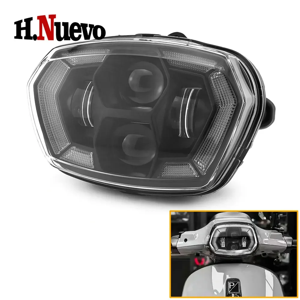 

Motorcycle Head Light Durable Front Light Led LED Headlight For Vespa Sprint 150 Sprint150 sprint 2017 2018 2019 2020 2021-2024