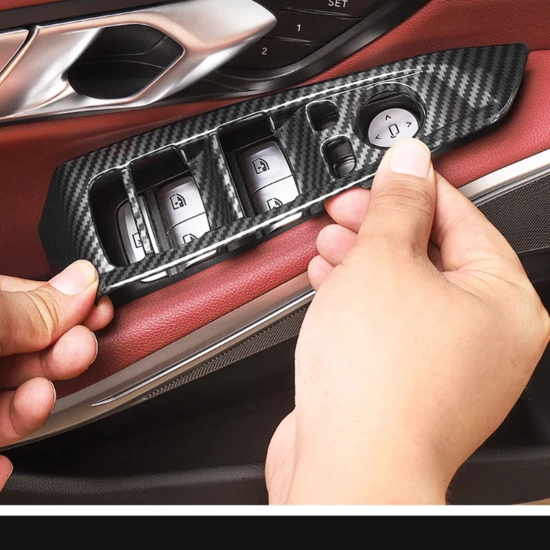 

Window Switch Panel - Anti-Scratch Control Panel Covers for Premium BMW 5 Series 525Li 530Li& X3/iX3 (2018-2024 Models) Tools