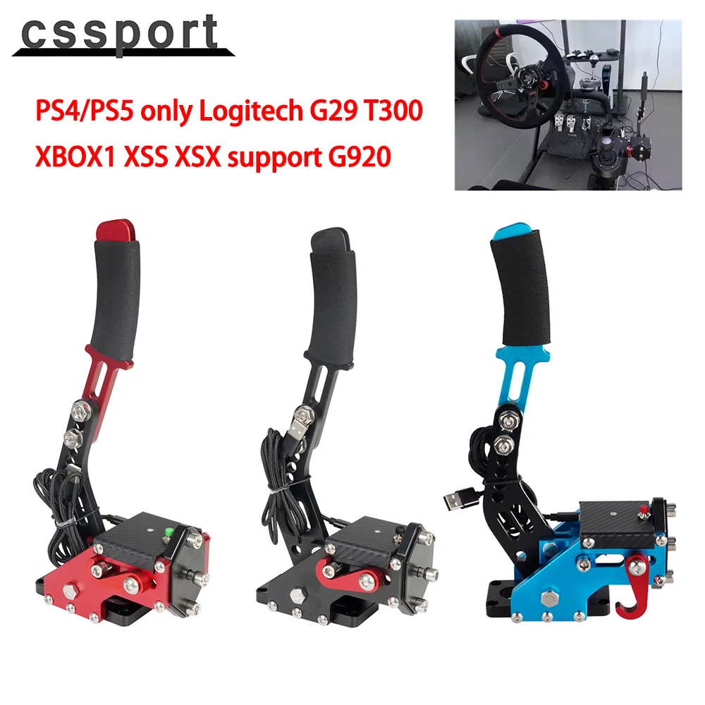 Handbrake PS4/PS5 Only Support Logitech G29 T300, XBOX1 XSS XSX Support G920, PC Universal SIM Racing Dirt Rally Horizon Games