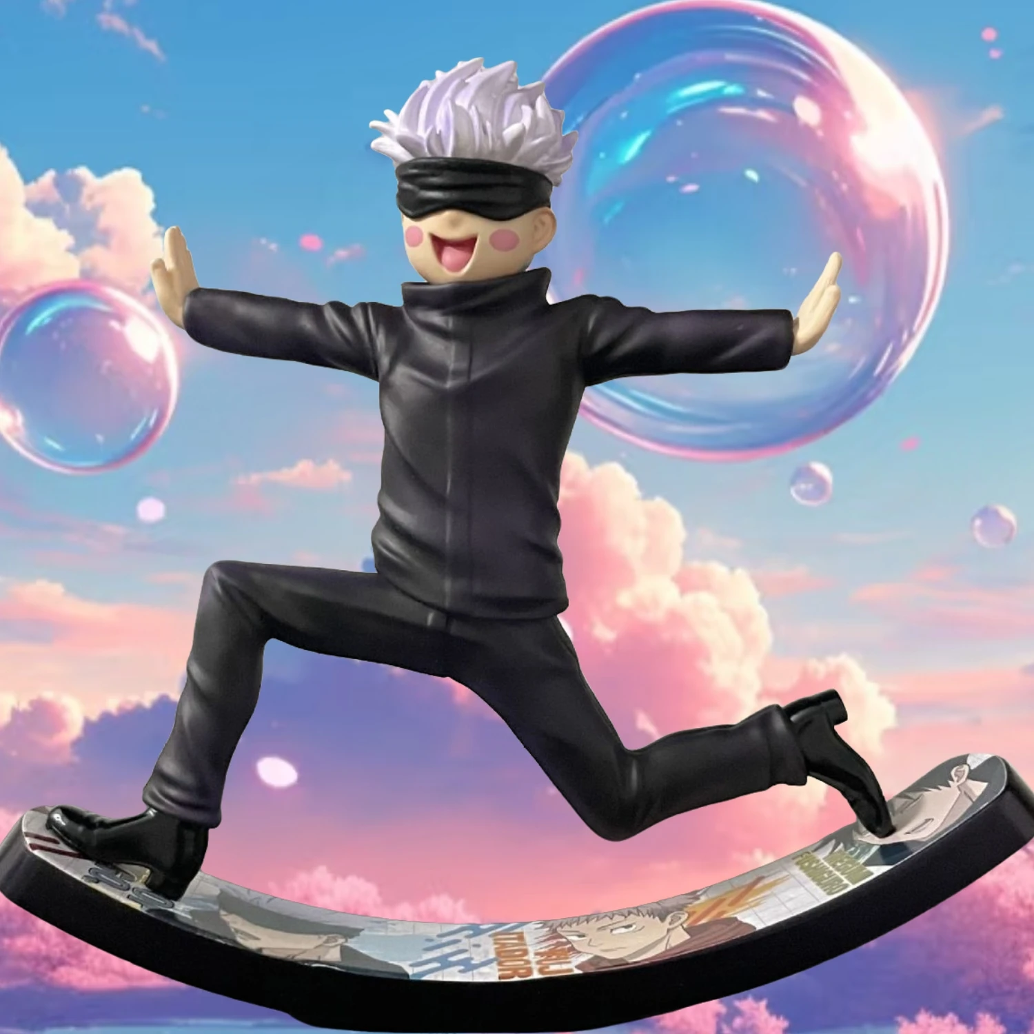 17Cm 6.6 Inch Anime Swing Gojo Satoru Actiefiguren Pvc Standbeeld Desktop Ornamen Collectie Standbeeld Model Decoratie Kamer Bureau speelgoed