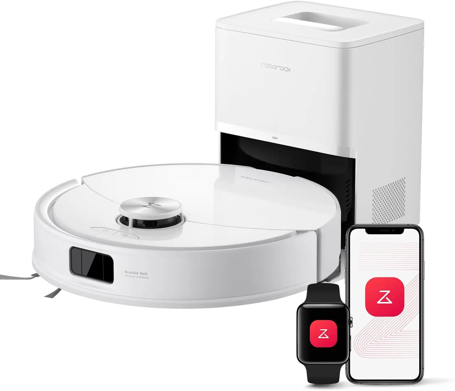 

Q10 S5+ Robot Vacuum and Mop, 10,000Pa Suction, Upgraded from Q8 max+, 70 Days Self-Emptying, Obstacle Avoidance, Sonic