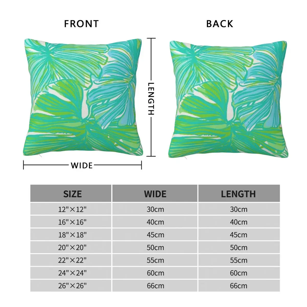 Lily Pulitzer Square Pillowcase Pillow Cover Polyester Cushion Zip Decorative Comfort Throw Pillow for Home Sofa