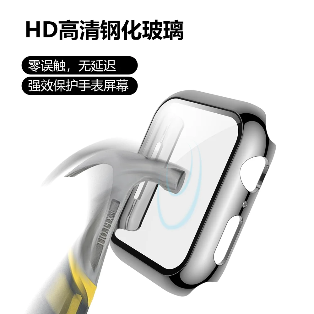 Стекло и крышка для часов Apple Watch, аксессуары для iWatch версии 8, 7, 6, SE, 5, 9, 44 мм, 45 мм, 41 мм, 40 мм, 42 мм, 38 мм