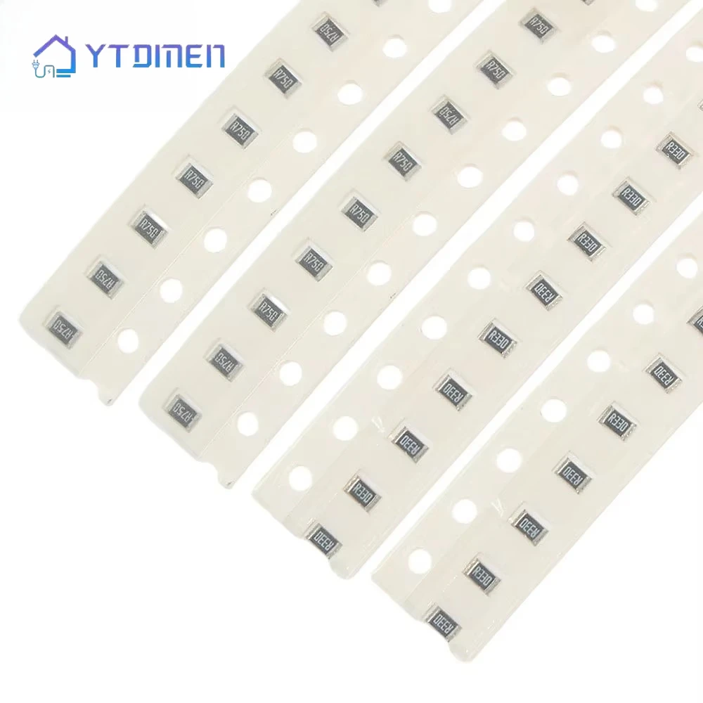 200pcs SMD Resistor Assorted Kit 10 Types*20pcs 0603 0805 1206 0.1R~1R for DIY Electronic Components Set with Hight Precision