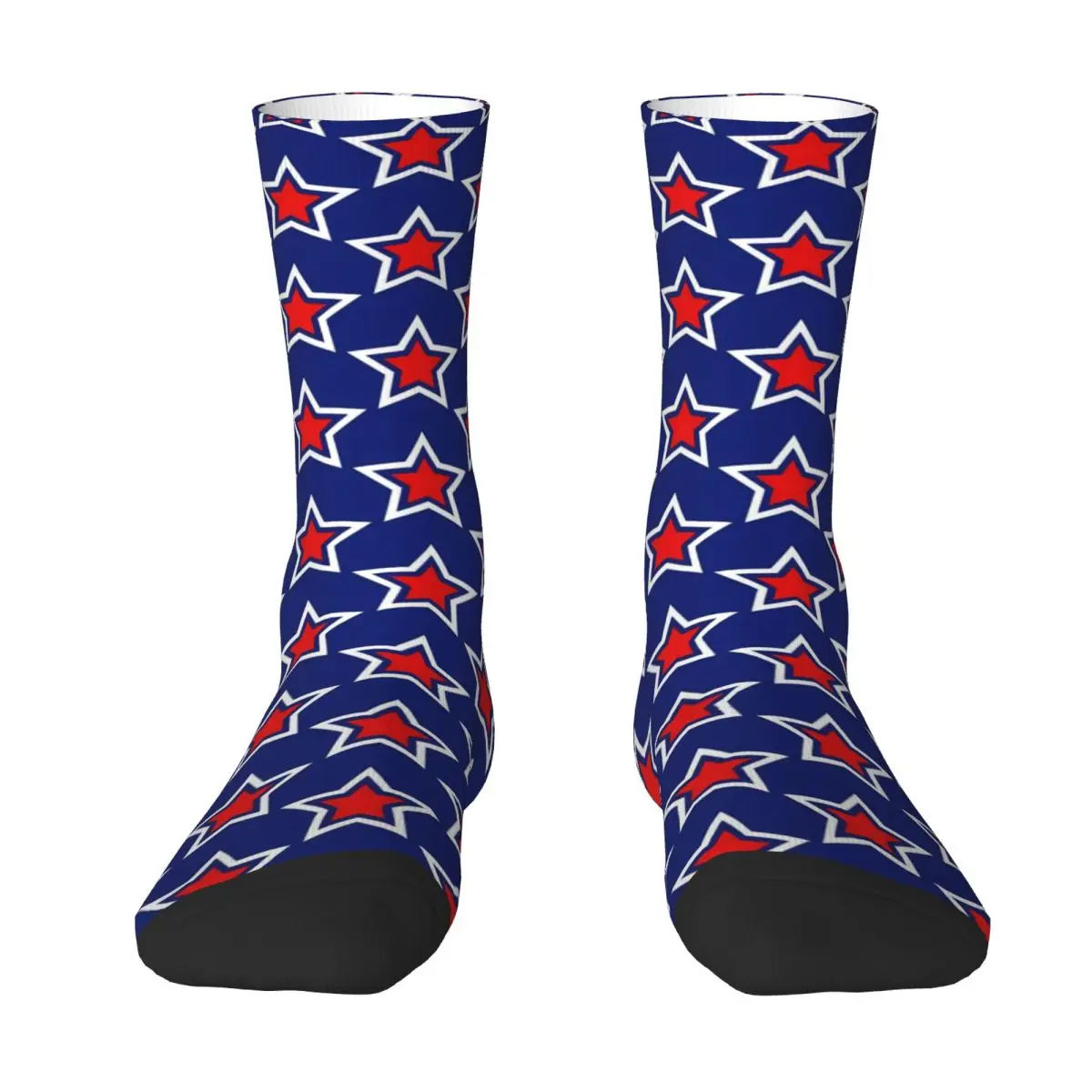 USA Flag Stockings American National Day Custom Fashion Socks Autumn Anti-Slip Socks Women Climbing Soft Socks