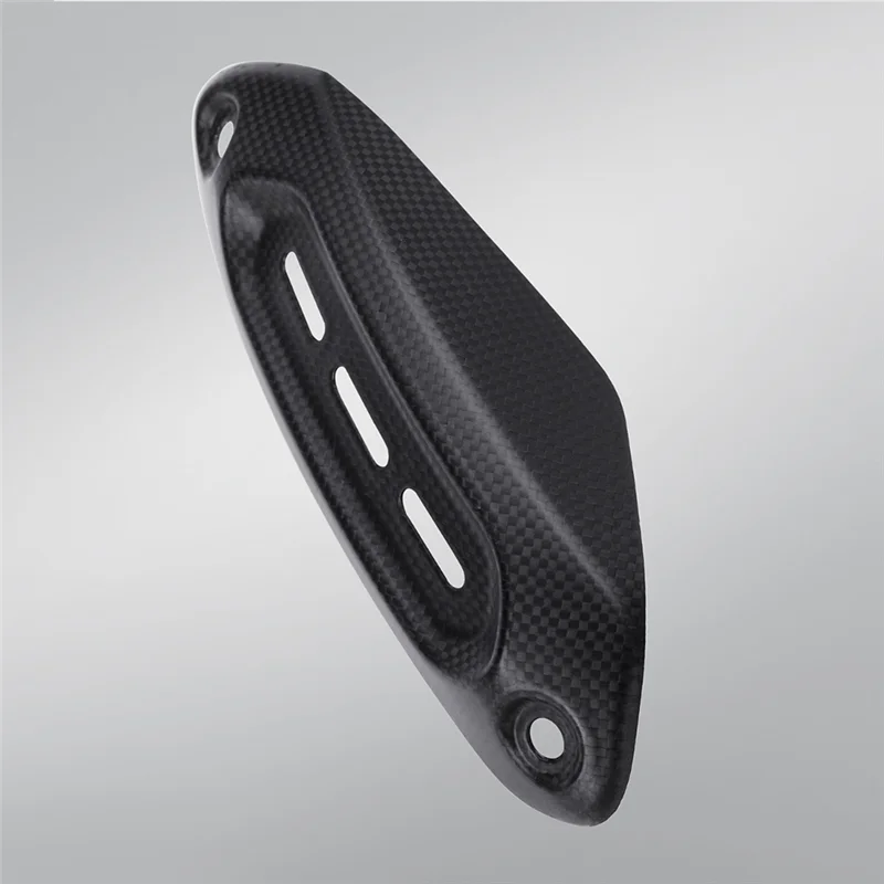 Strenge Real Carbon Fiber Motorrad Zubehör Auspuff Abdeckung Schutz Heatshield Für DUCATI Hypermotard 950 939 8221 RVE SP