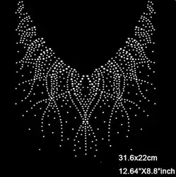 4pcs/lot(31.6x22cm) Sparkling and Shiny Hotfix Rhinestone Heat Transfer Rhinestone for Embellishment Iron on DIY Sewing(JA-1037)