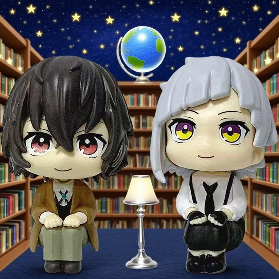 

10 см Bungou Stray Dogs Аниме Фигурка Look Up Nakajima Atsushi Фигурка Q Версия Dazai Osamu Фигурка Коллекция ПВХ Игрушки