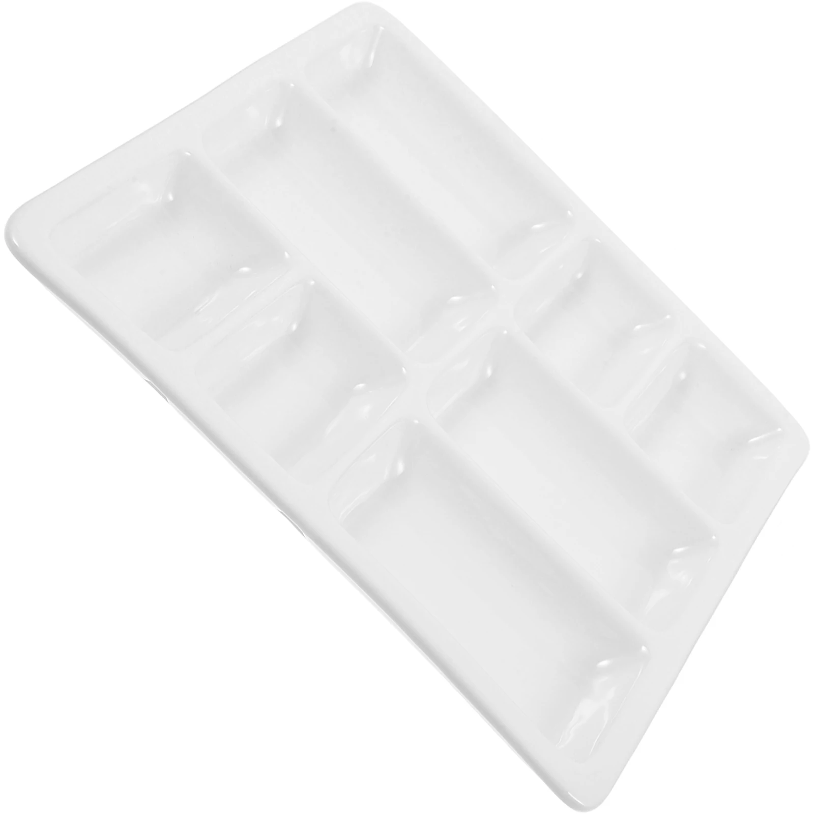 

Watercolor Mixing Tray Ceramic Palette Lightweight Paint Color Mixer Artist Water Tray Versatile for Art Students DIY