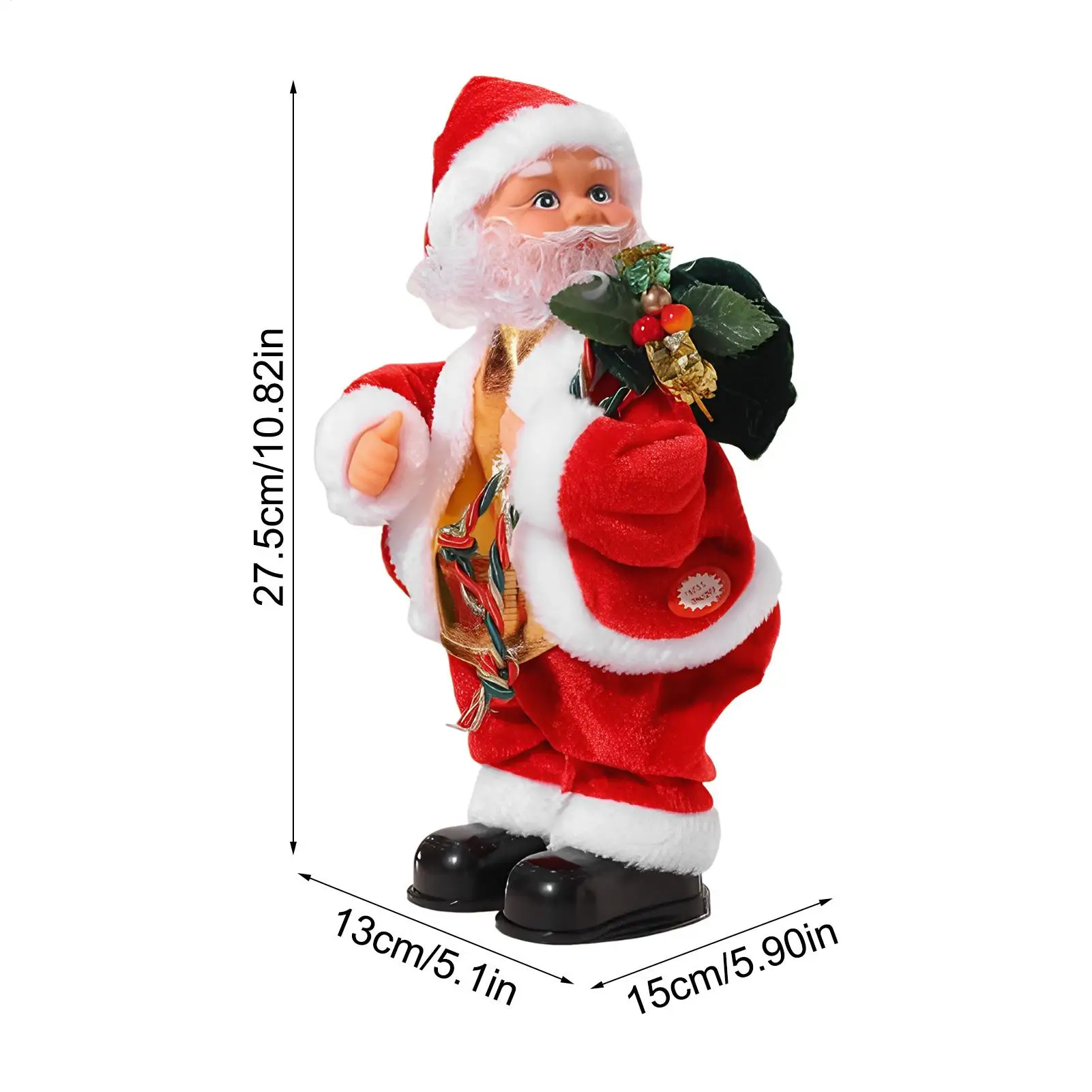 Elektrische Kerstman Elektrische Kerstfiguur Heupen Schudden Zingen Kerstman Voor Volwassenen Tieners Home Decor Kinderkamer Winter
