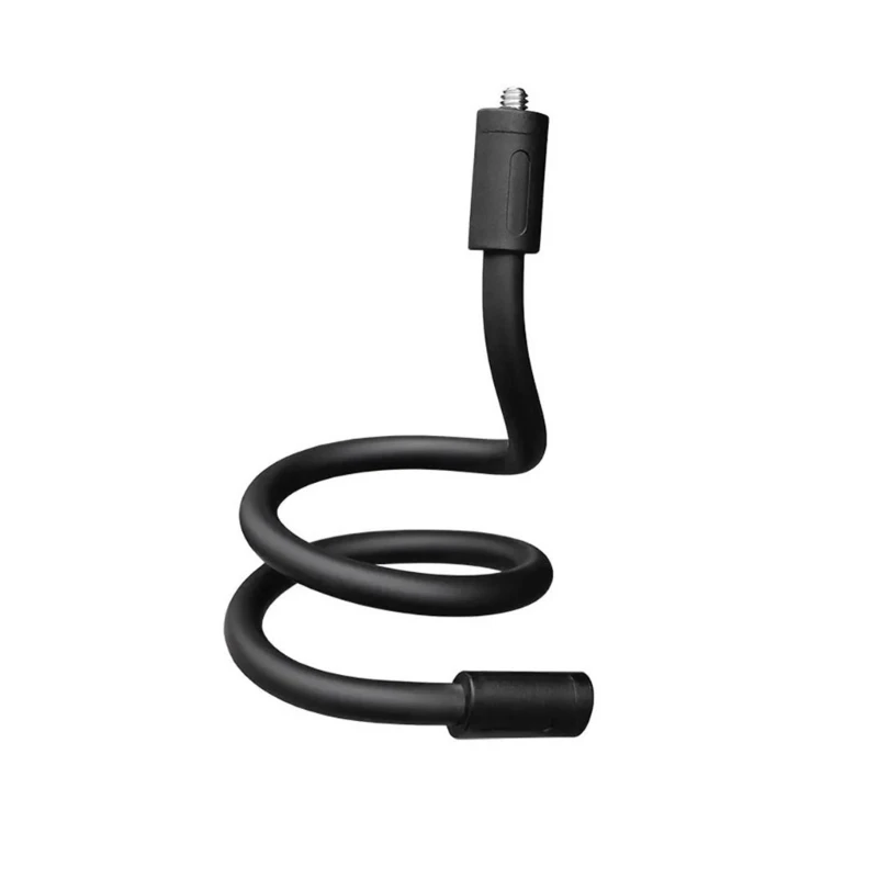 Gooseneck Flexible Camera Clamp Arm Bracket Holder Mount Adapter for X3 Desktop Clip Bracket 1 4 Connectors H8WD