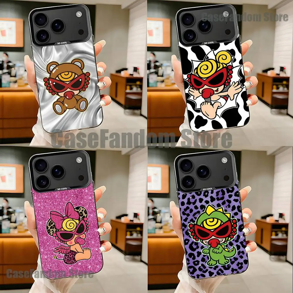 

H-Hysteric M-Mini Black Matte Shockproof CoverPhone Case For iPhone 17,16,15,14,13,12,11,Pro,Max,Plus