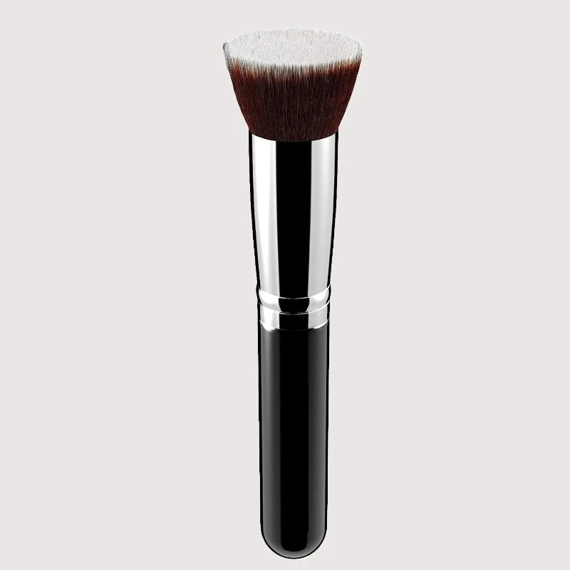 Nouveau pinceau de maquillage pour fond de teint à tête plate, brosse anti-cernes BB, cheveux doux, outil de brosse de maquillage pour le visage avancé sans couture