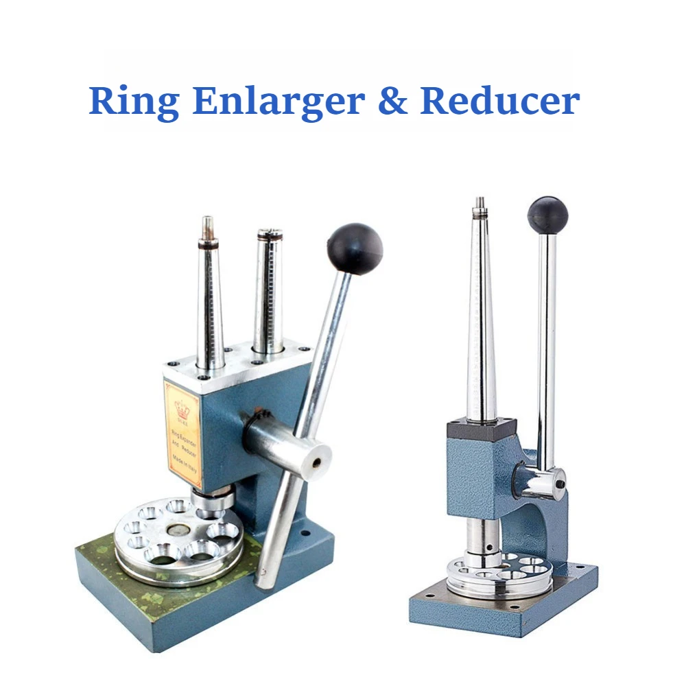 

Ring Enlarger and Reducer, Manual Ring Sizing Tool, Single & Double Rod Ring Size Adjuster for Jewelry Resizing Repair
