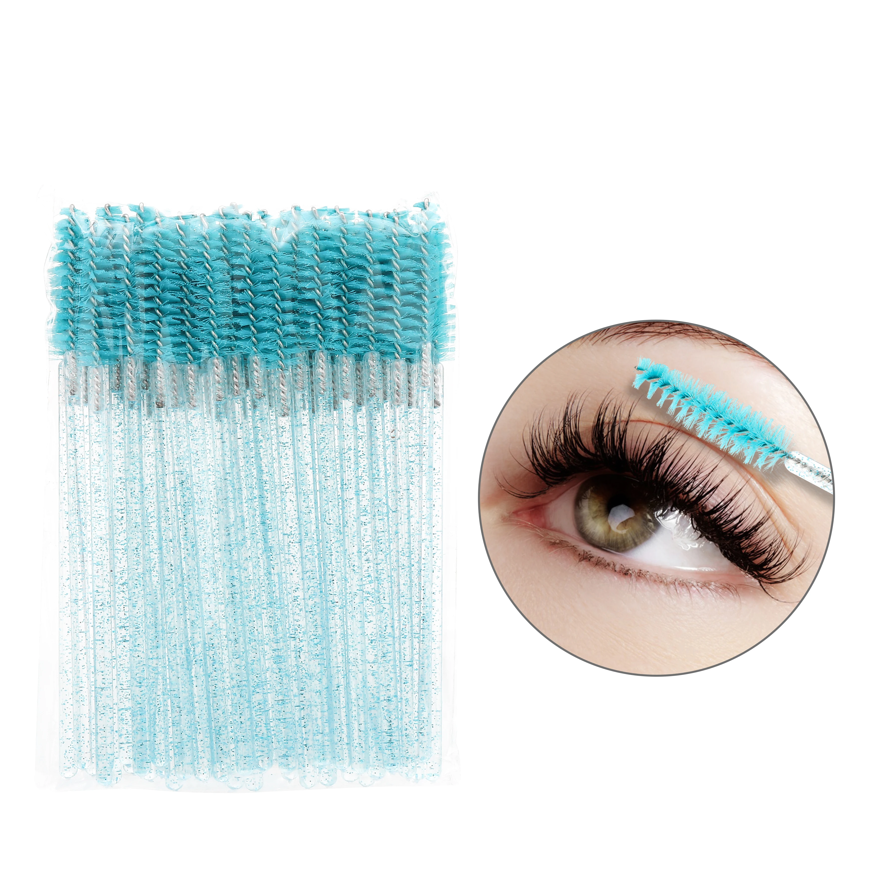 Varinha descartável Mascara para Extensão Cílios, Make Up Brush, 100pcs por lote