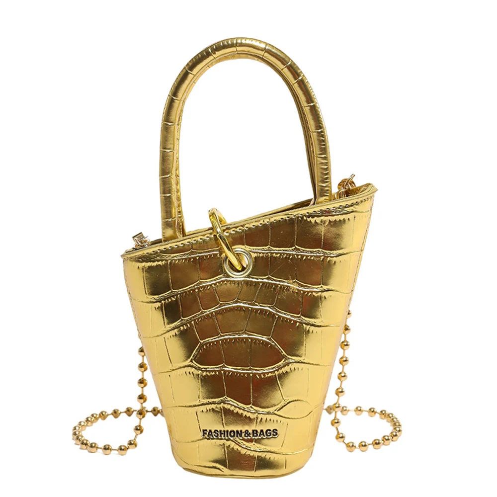 

Женская мини-сумка через плечо с леопардовым принтом на цепочке, осень 2023, новинка в корейском стиле, модная сумка-ведро с нерегулярным наклонным отверстием