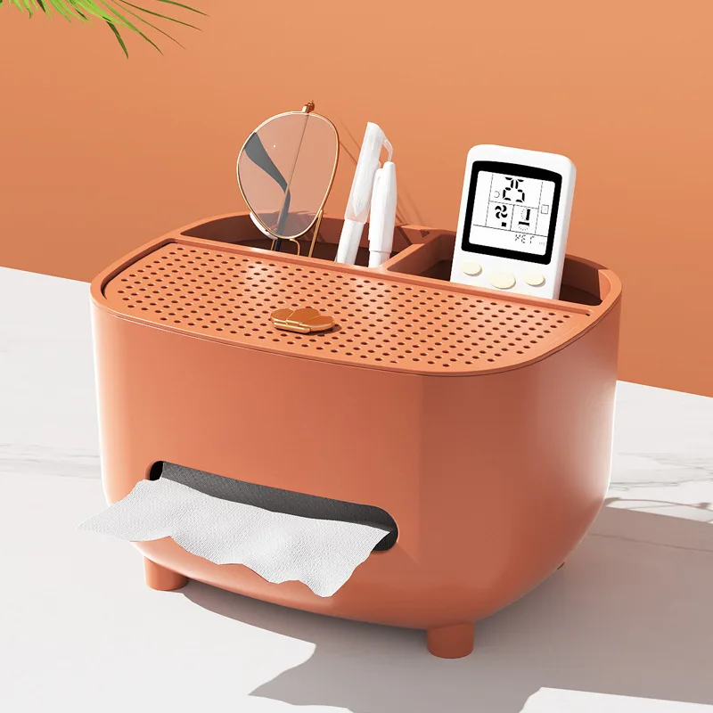 

Living room desktop tissue box, plastic remote control stationery storage box, hotel pumping carton