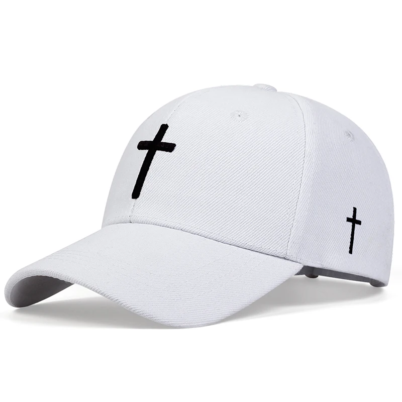 Unisex Cross embroidery Baseball Cap adjustable Golf Hat Cotton Snapback Caps Casquette Hats Casual Hip Hop Dad Hats