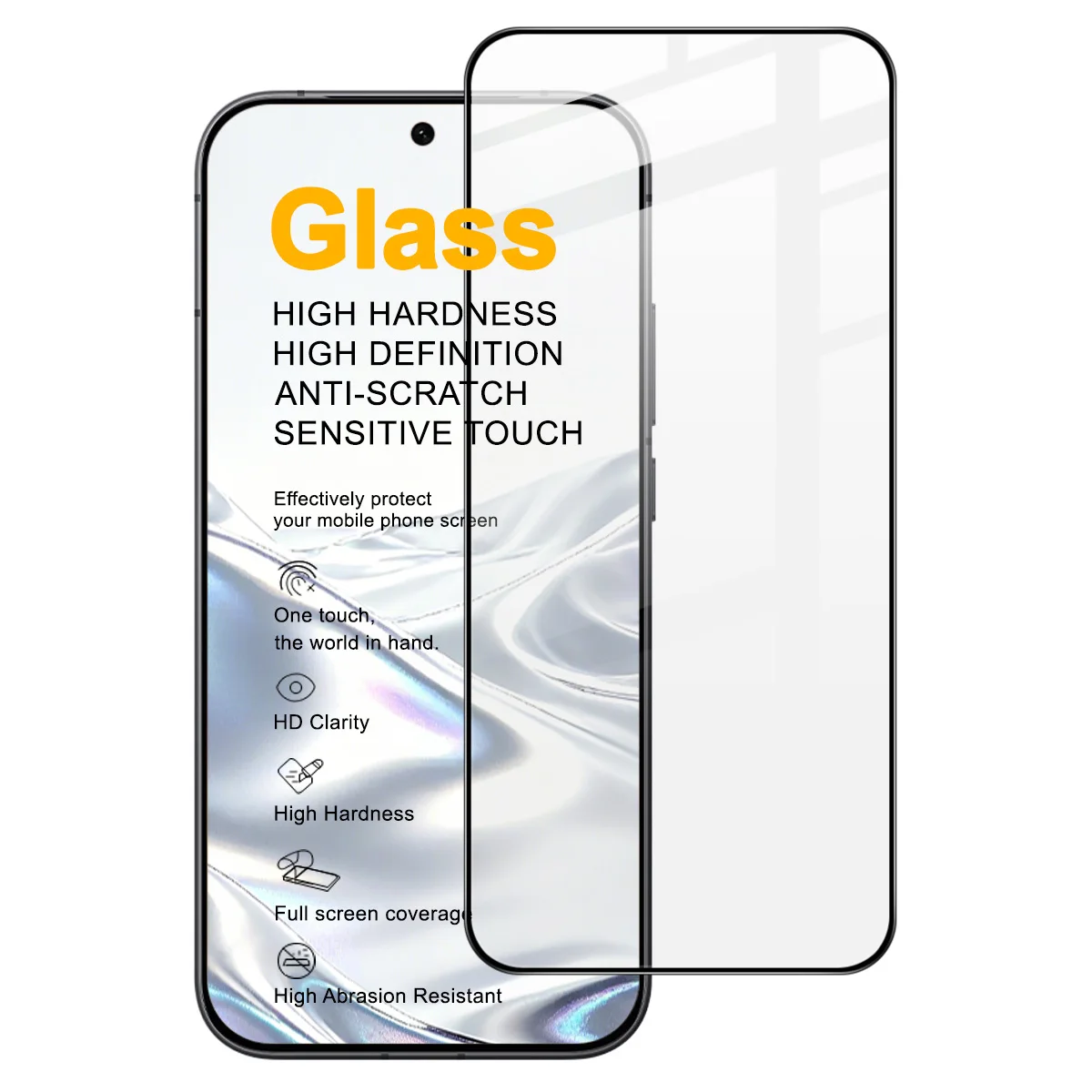 

for iQOO 15R 5G Tempered Glass IMAK Pro+ Screen Protector Film Support Fingerprint