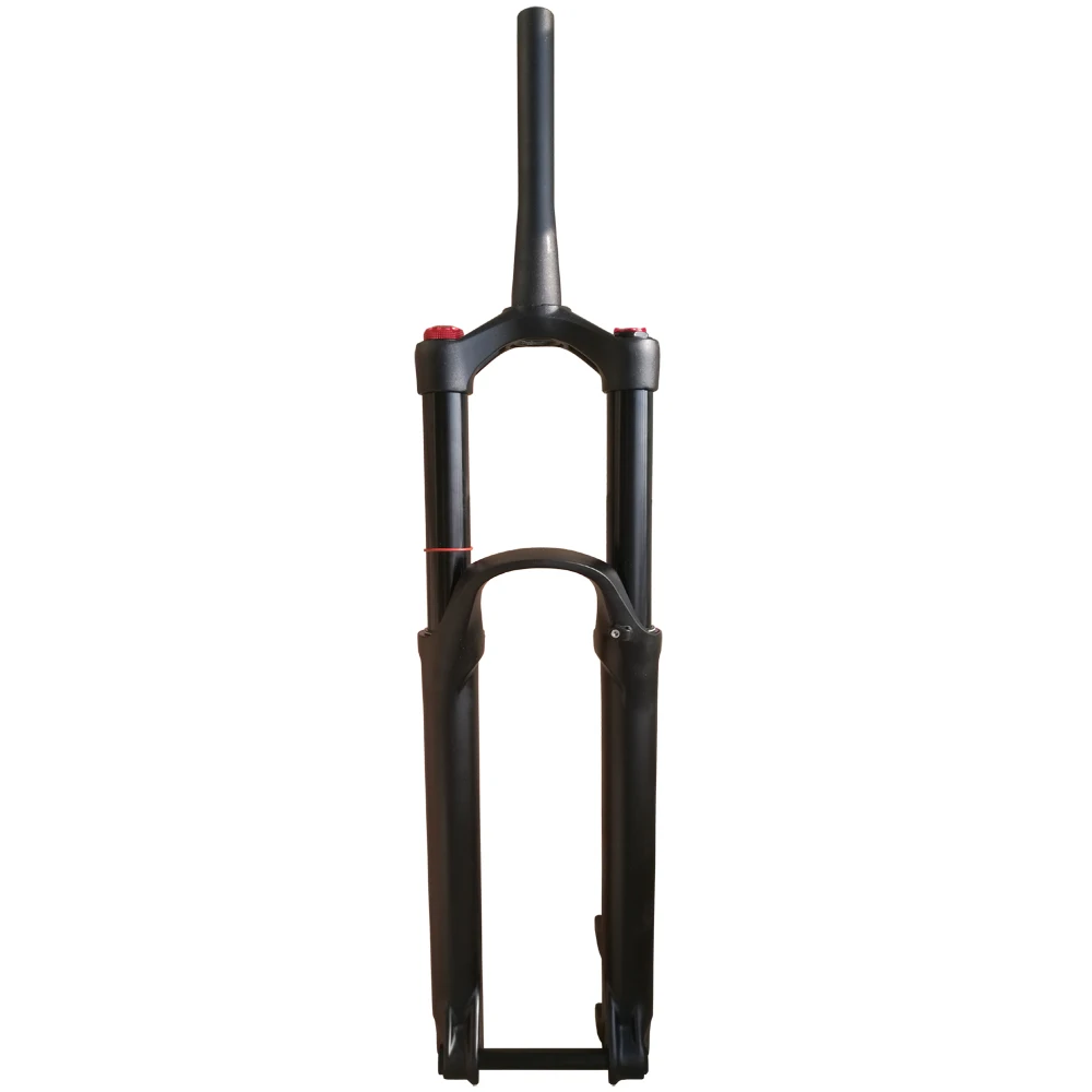 Strengthen and safer design 29er bicycle fork with 140mm travel air suspension rebound adjustable