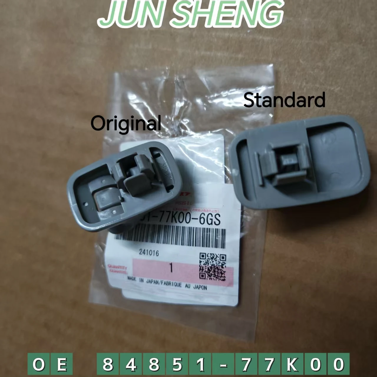 

84851-77K00-6GS 8485177K00 Vanity Mirror Buckle Clip 8485177K006GS For Suzuki Jimny VITARA SIDEKICK Visor