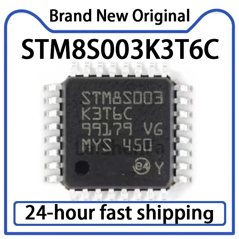 5PCS STM8S003K3T6C Package LQFP-32 8-bit Microcontroller Chip Microcontroller Stock
