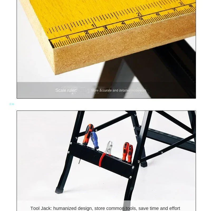 Dobrável carpintaria bancada multifuncional ferramenta combinada decoração mesa de trabalho de madeira doméstico portátil serra de mesa para trabalhar madeira