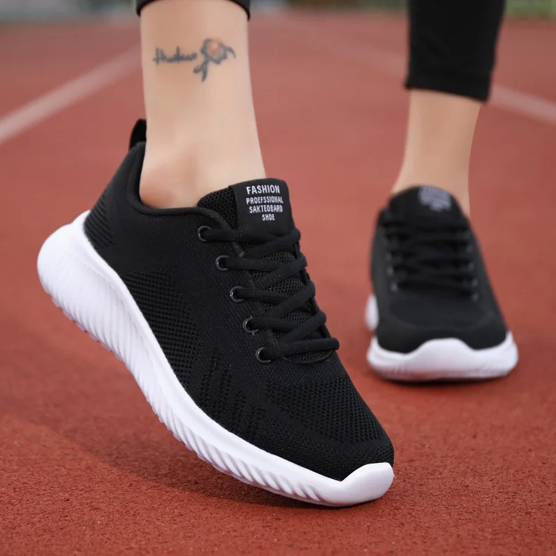 Summer Mesh Women's Shoes Tennis Breathable Platform Outdoor Leisure Sports New Comfortable Running Shoes Zapatos De Mujer