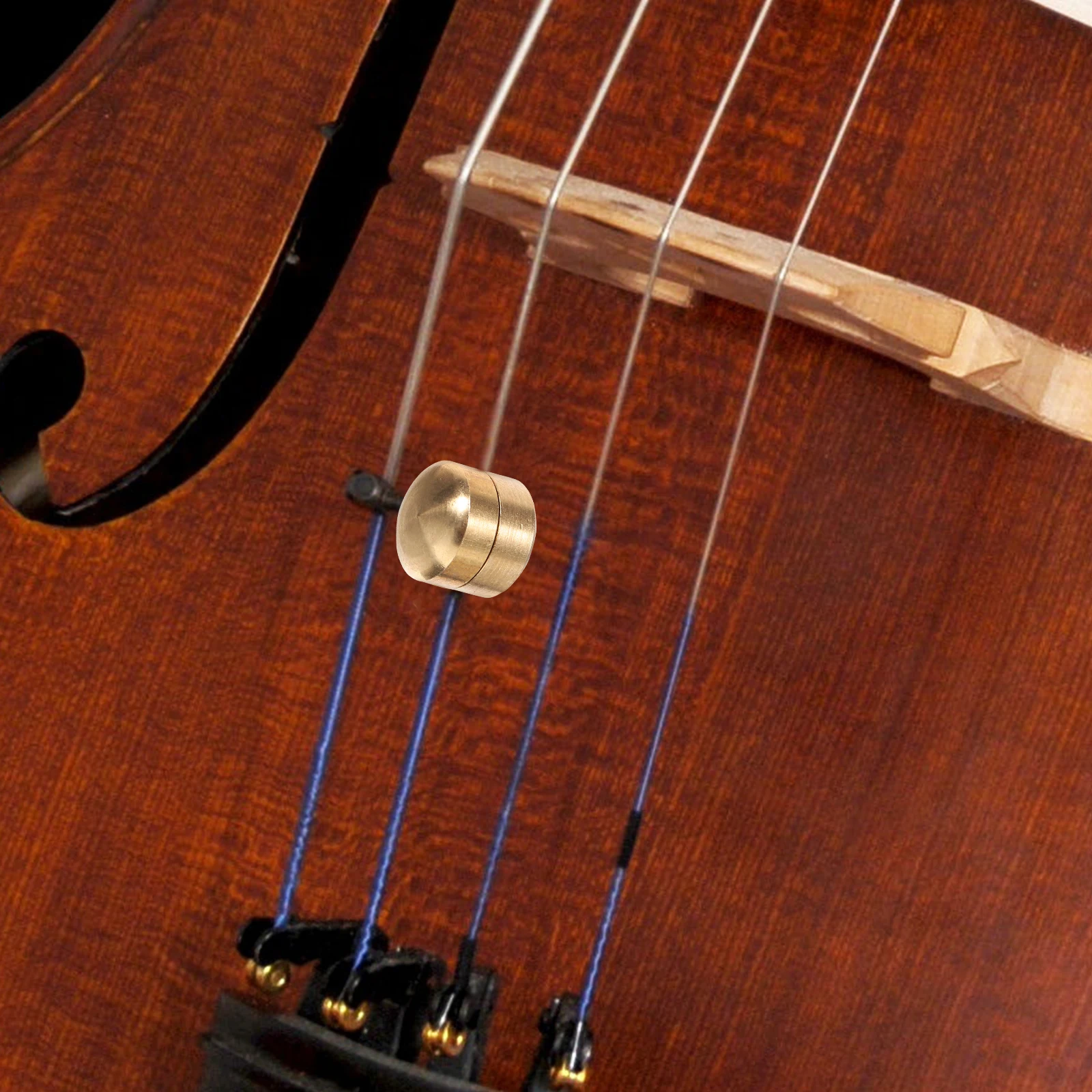 

Violin Wolf Tone String Mute Brass Practice Tool Full Size Accessories Muter Silencer Violin Strings Tool