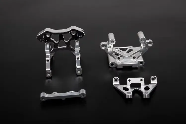 Combinación de soporte frontal totalmente metálico de mecanizado de precisión CNC para ROVAN KM HPI BAJA 5B 5T 5SC