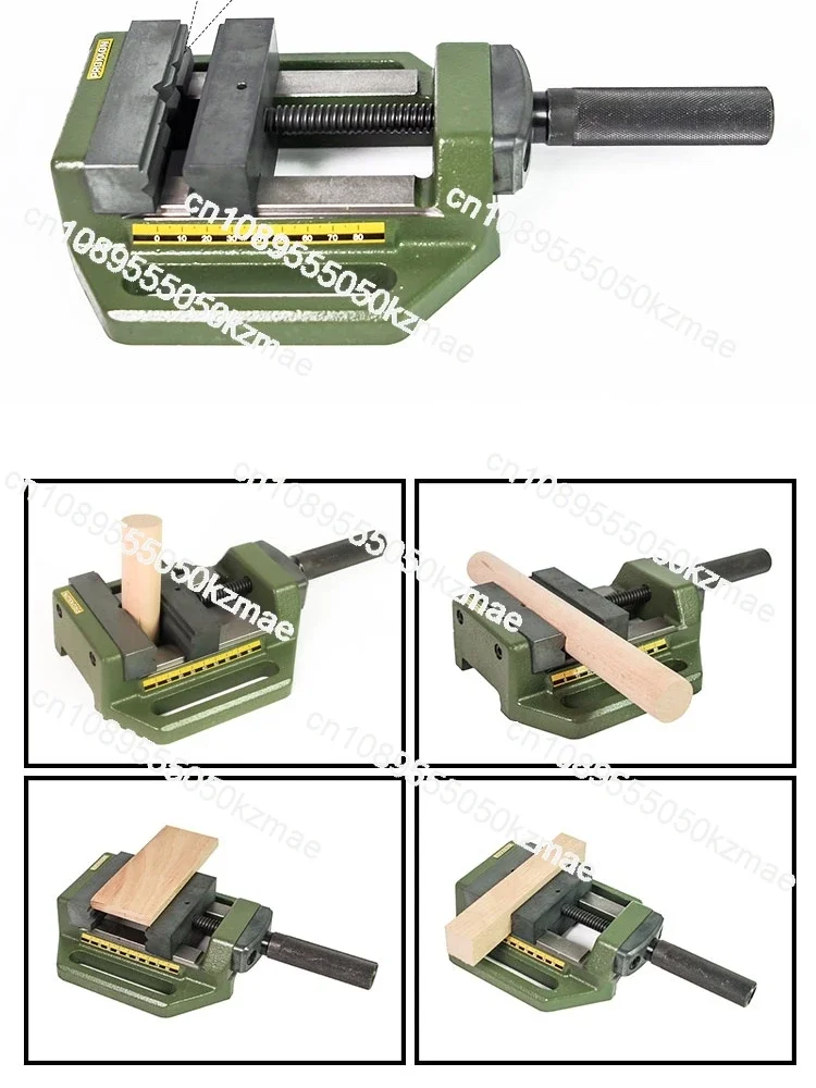 

Milling Machine Bench Drill Clamp Small Bench Precision Flat Mouth Clamp Imported Hand Vise Workbench Clamp