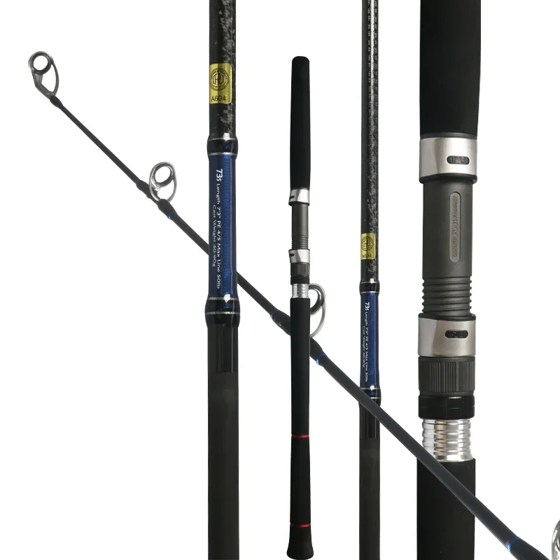 

2.2m Sea Fishing Bass Spinning Fishing Rod Carbon Fiber Fuji Jigging Rod