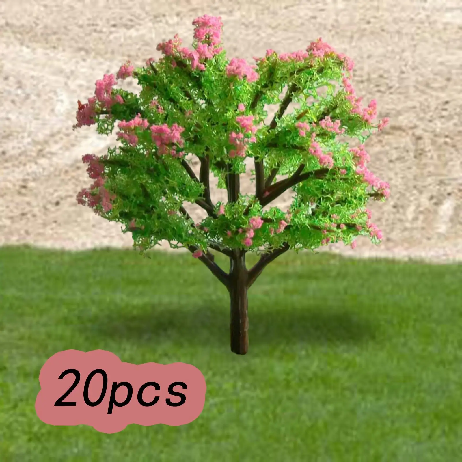 20Pcs Miniature Scenery Tree Railroad Scenery Tree DIY Crafts Architecture Trees for Architecture Model Accessories Railways