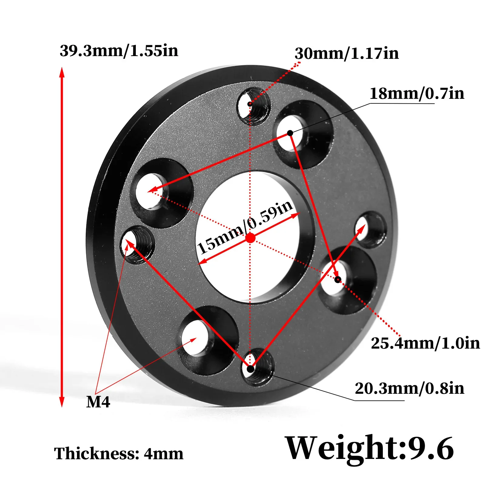 Support moteur en métal pour Hobbywing AXE 4274 R3 |   Carte de conversion en aluminium CNC |   Pièce de mise à niveau de voiture RC |   Installation facile |   Durable