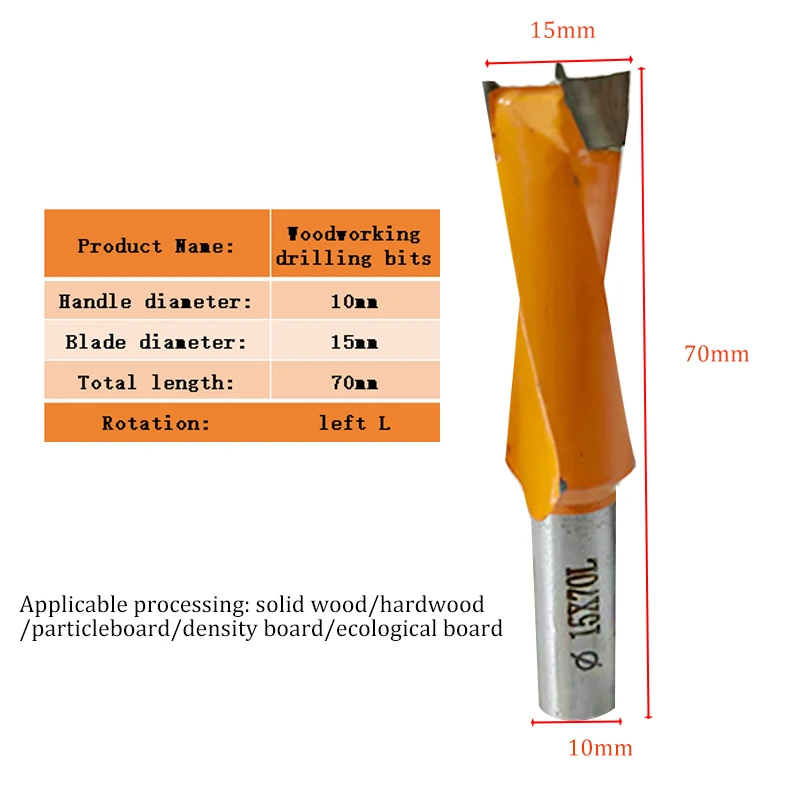 Wiertło do drewna ze stali wolframowej do maszyn Cnc