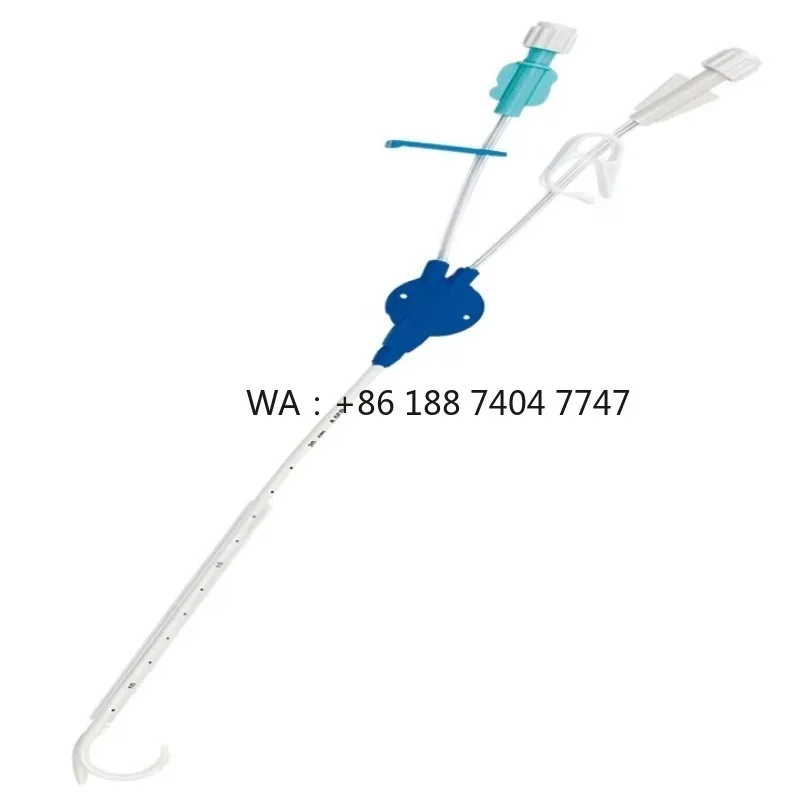 catheter-de-drainage-avec-guide-wire-pigtail-medical-de-haute-qualite