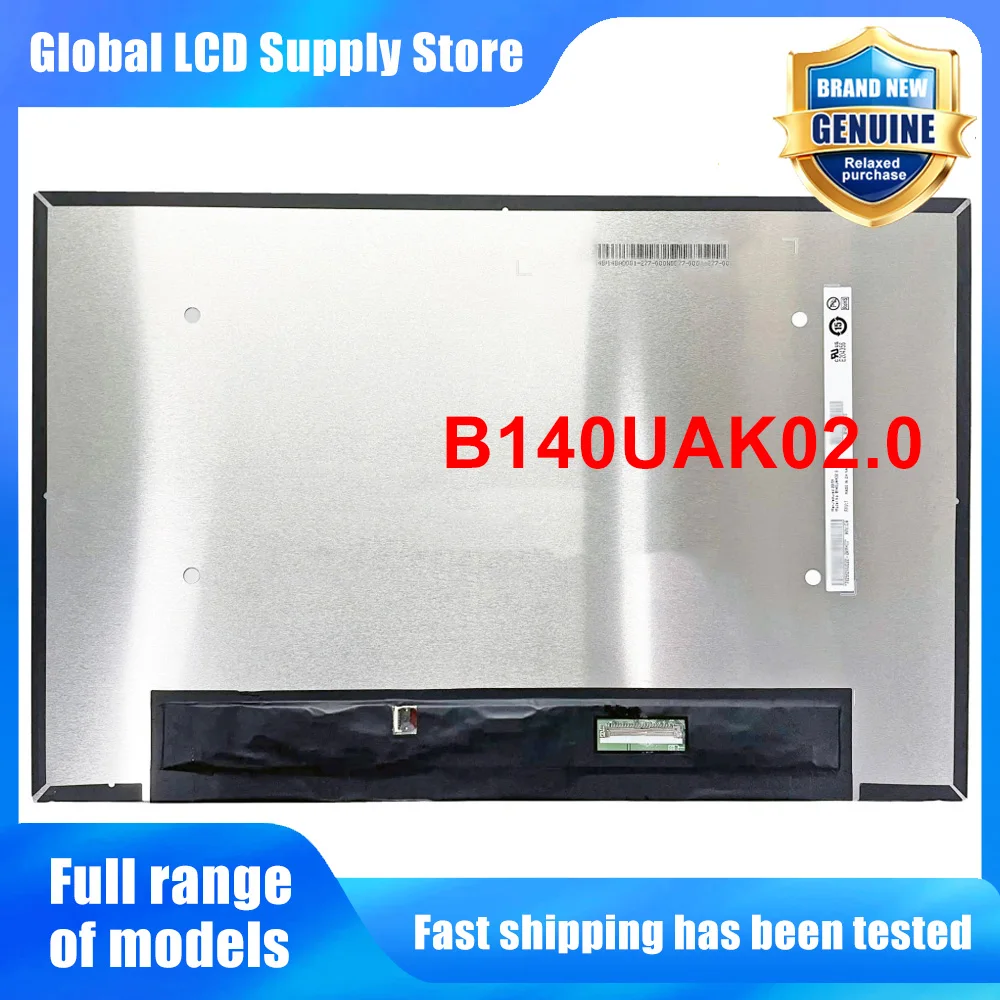 B140UAK02.0 14.0 inch Laptop Lcd Screen Wuxga 16 10 Ips Panel Touchscreen Wled Backlit for Notebook Repair Replacement Assembly