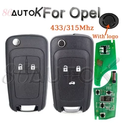 Car Key for Opel for Vauxhall Astra H Corsa D Meriva B Vectra C G4-AM433TX Smart Remote Key 315Mhz 433Mhz Remote Control Car Key