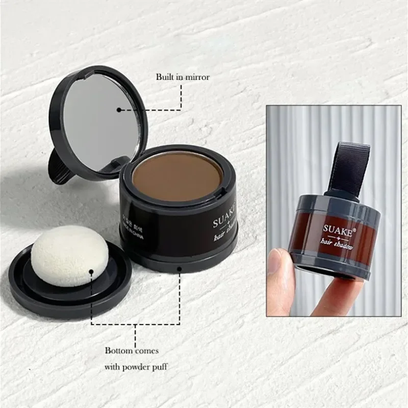 1 шт., пудра для теней, волосы на лбу, Natura, консилер для макияжа, восстанавливающая линия волос, наполнитель с пуховкой, пушистая тонкая пудра Pang