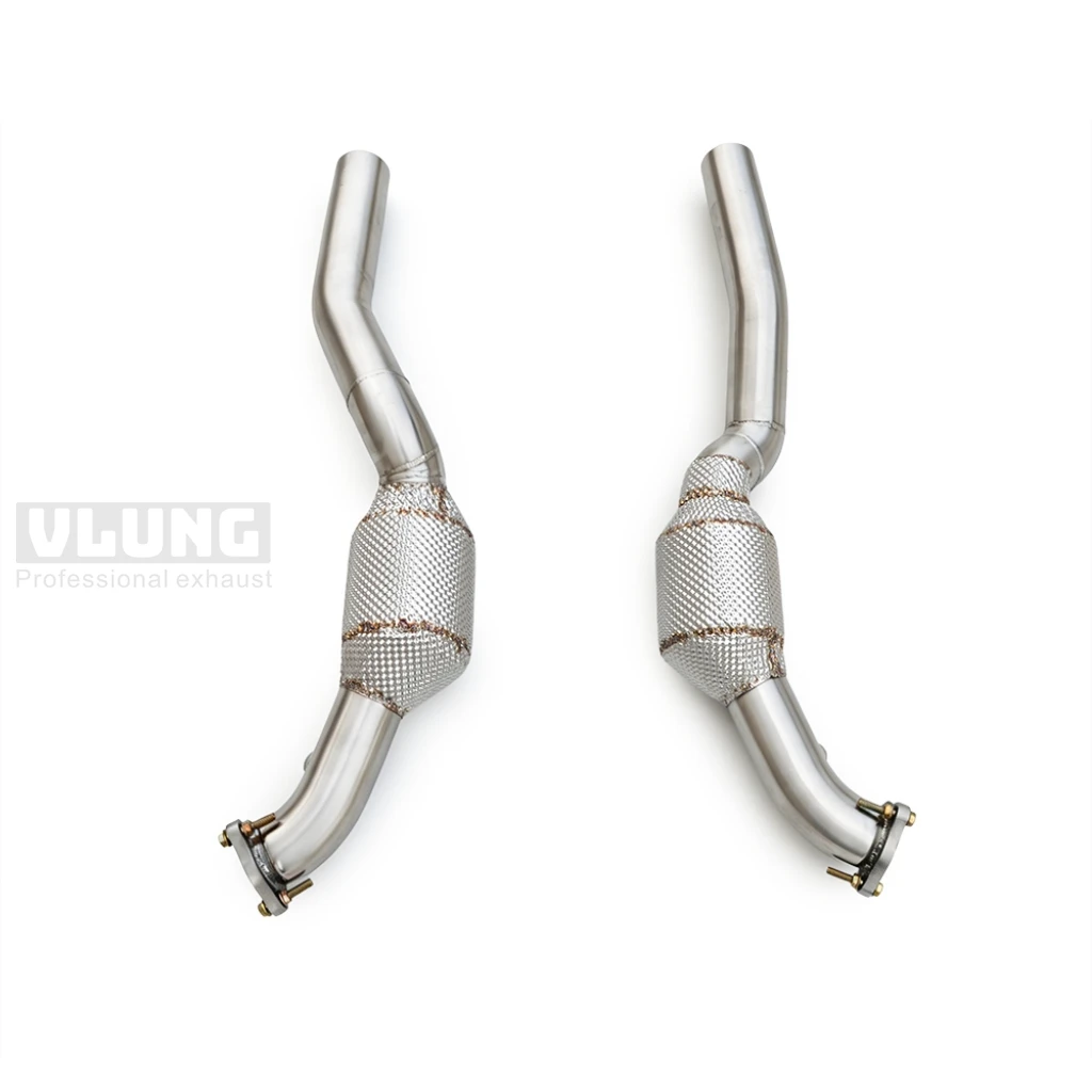 Racing Stainless Steel Header Downpipe Exhaust System for Porsche 996 3.4L 3.6L 1998-2005 Direct Fit Parts